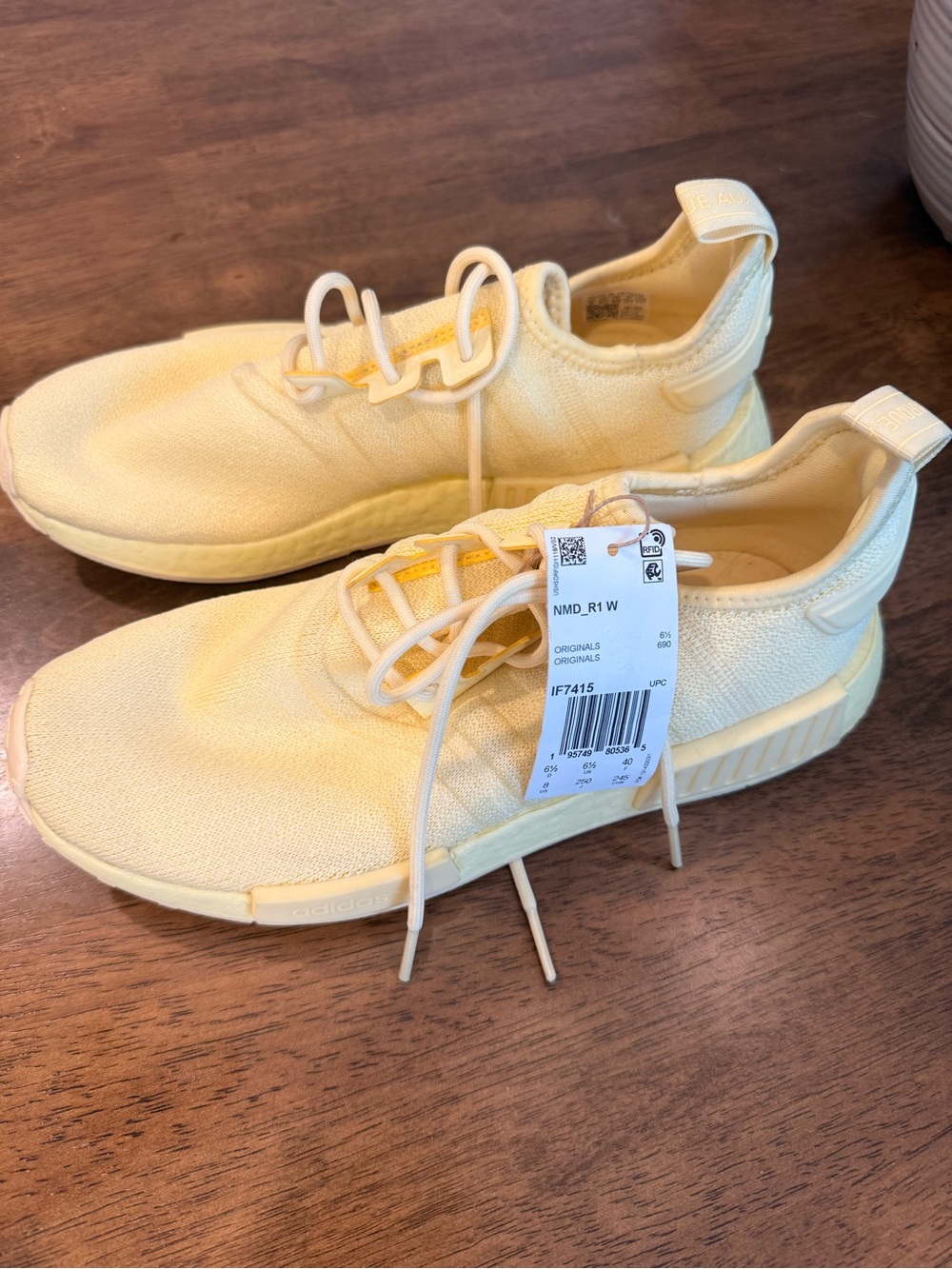 NWT Adidas NMD Sneakers in BUTTER YELLOW